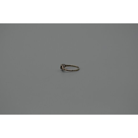 Sterling Silver Yin Yang Ring Filigree Hearts Delicate Enamel Size 6 Stamped 925 - Picture 3 of 7